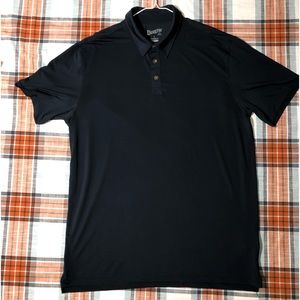 Duluth Mens Large Standard Fit Funk No Polo Shirt Navy